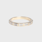 Lune | Diamant Baguette Half Eternity Ring