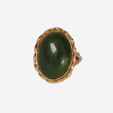 Bria – Vintage 14k Jade Solitair ring