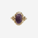 Florence – Vintage 14k Amethyst solitair ring