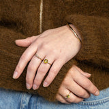 Forest – Klassischer Solitärring mit grünem Turmalin