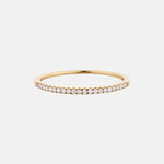 Timeless Diamant Pavé Alliance Ring 14k goud, Objet Dore