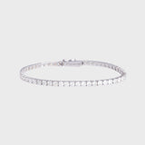 Bespoke 7.74 ct Diamanten Tennisarmband 14k Witgoud