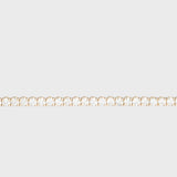 Bespoke 8.27 ct Diamanten Tennisarmband 14k Geelgoud