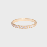 Belle Half Eternity Ring Diamant - 14k geelgoud