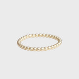 Bubble Ring Solide 14k goud