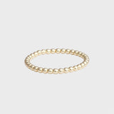 Bubble Ring Solide 14k goud, Objet Dore