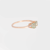 Mint - Vintage Mint Smaragd & Diamant Ring 10k