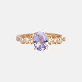 Tanzaniet & Diamant Eye-Catcher Ring 18k goud, Objet Dore