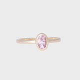 Natty - Vintage Roze Spinel Solitair Ring 9k