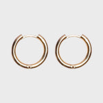 Solid Click Hoops 14k geelgoud, Objet Dore