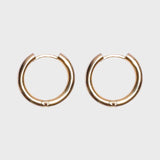 Solid Click Hoops 14k geelgoud, Objet Dore