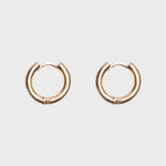 Solid Click Hoops 14k geelgoud, Objet Dore