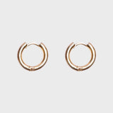 Solid Click Hoops 14k geelgoud, Objet Dore