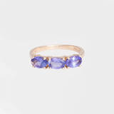 Gia - Vintage Tanzaniet Trilogie Ring 9k