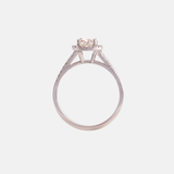 1ct Diamant Ring & Diamanten Halo Ring 14 karaat goud